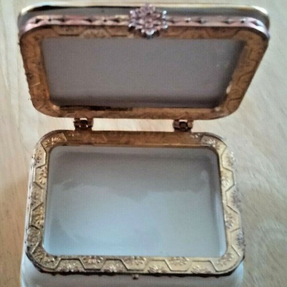 Victorian Christmas Musical Jewelry Box Thomas Kinkade Perfect Condition - Picture 4 of 7